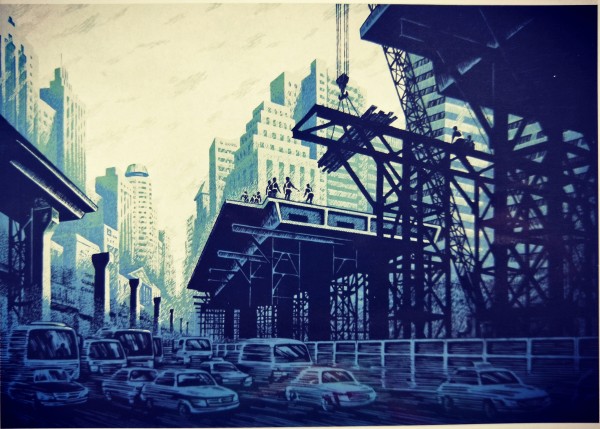 《車水馬龍二環線》 禹季凱 中國一冶