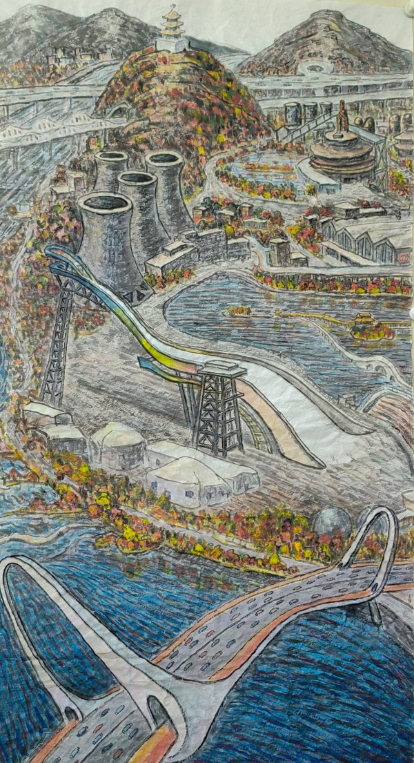 《鋼城秋色 》蘭春明 首鋼集團