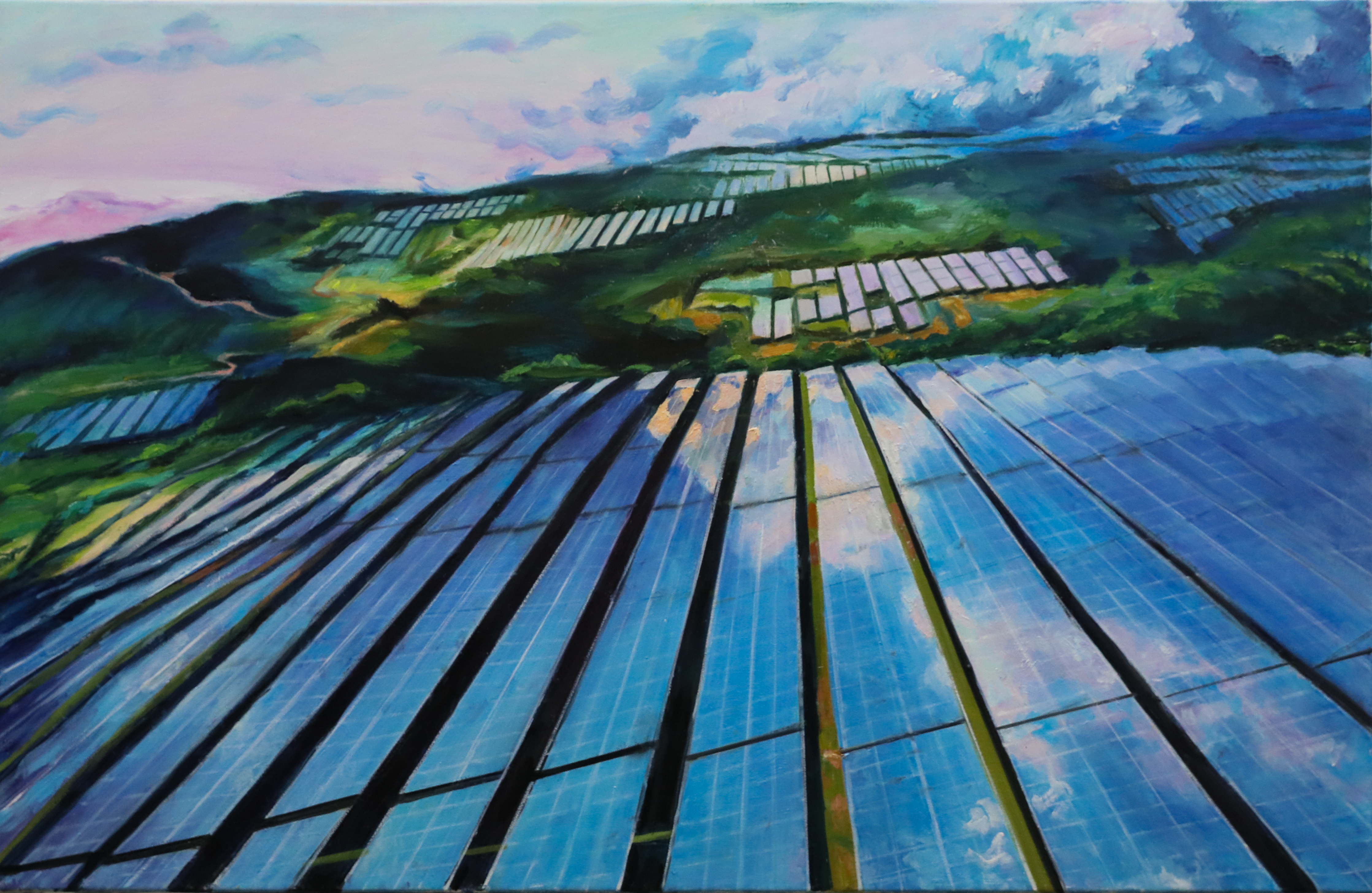 《大地的光伏彩衣》王會玲 上海寶冶