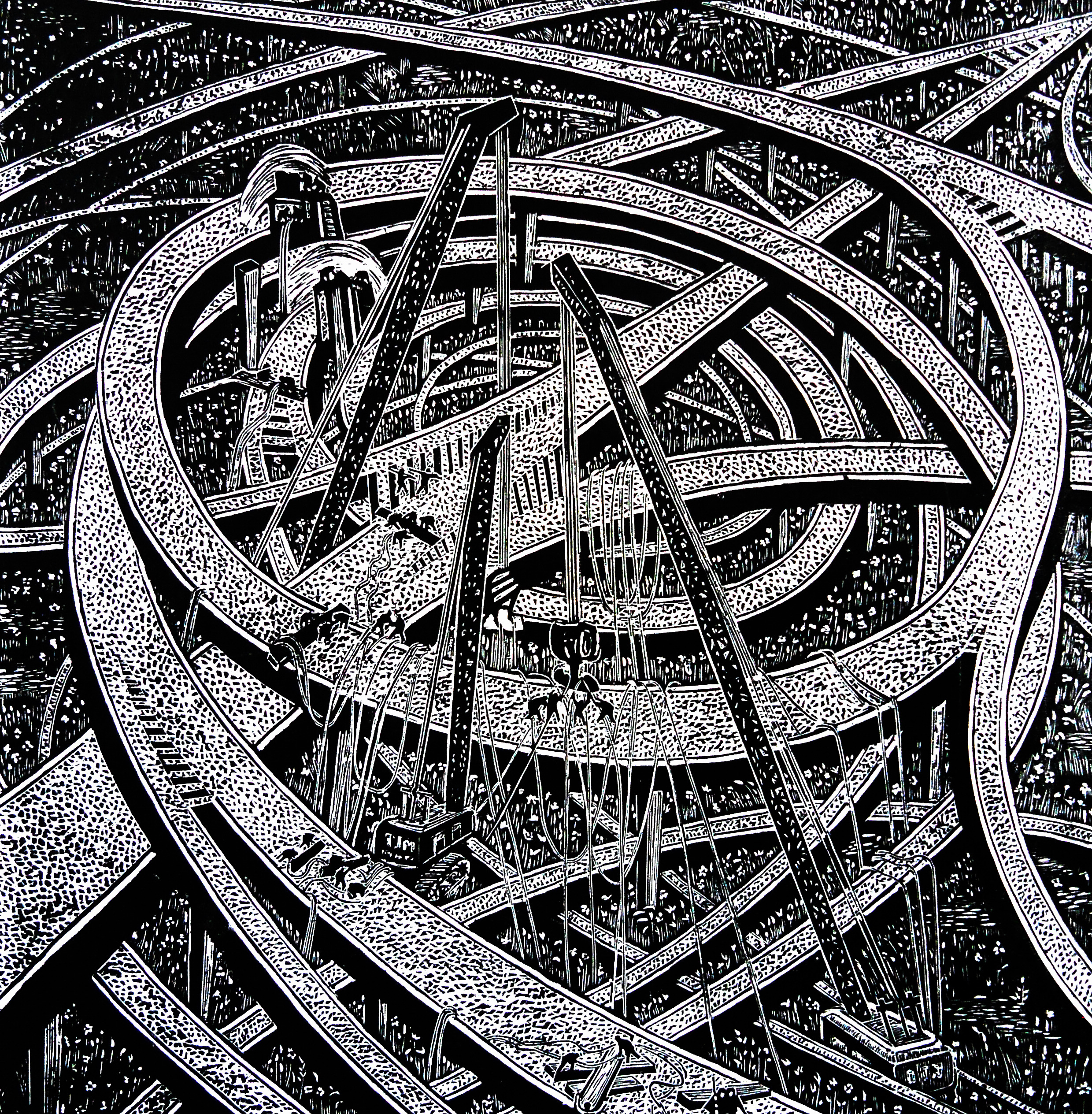 《大都市大立交》 王美居 中國一冶