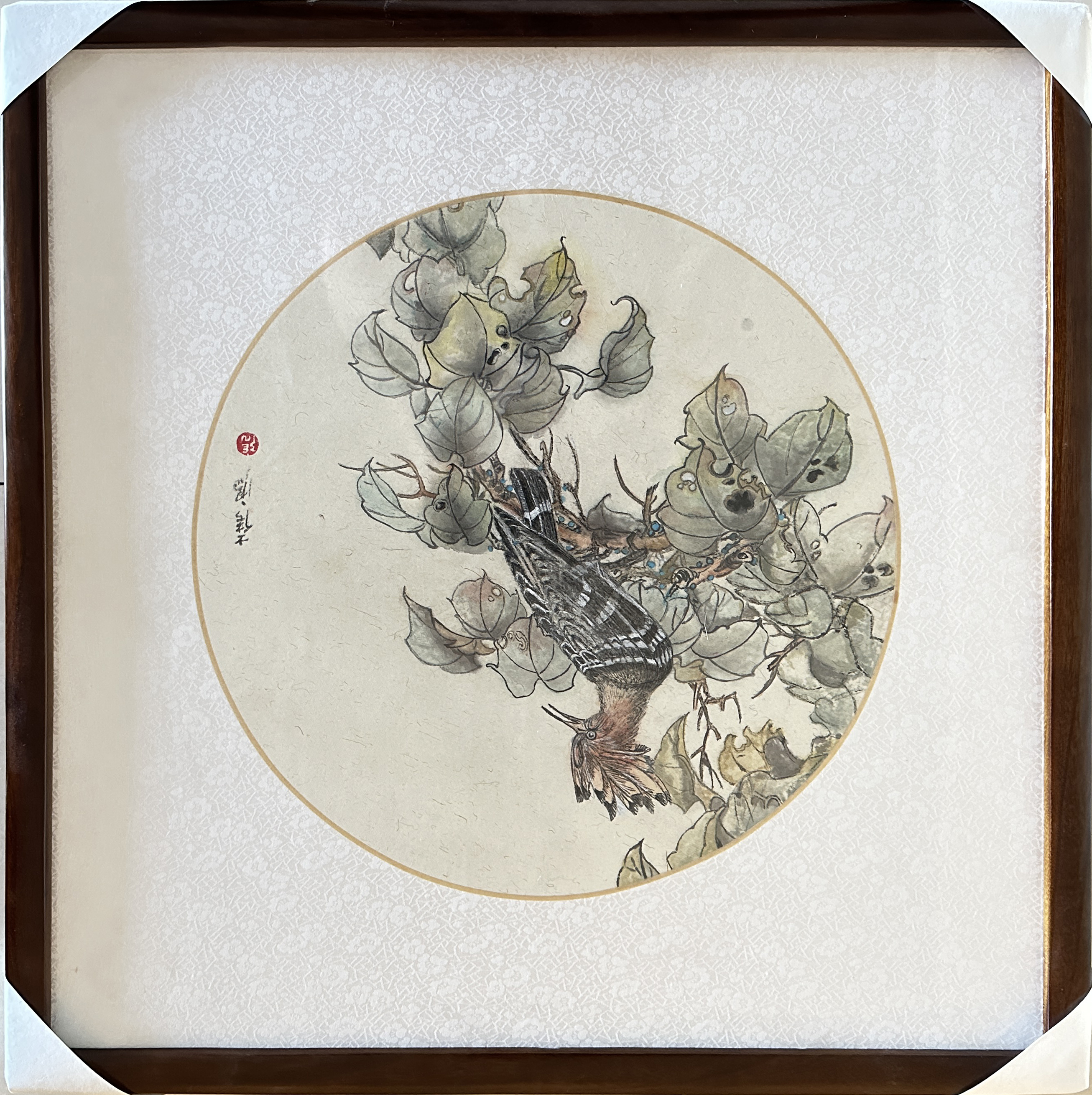 《花鳥》 張士俠 建龍北滿特鋼