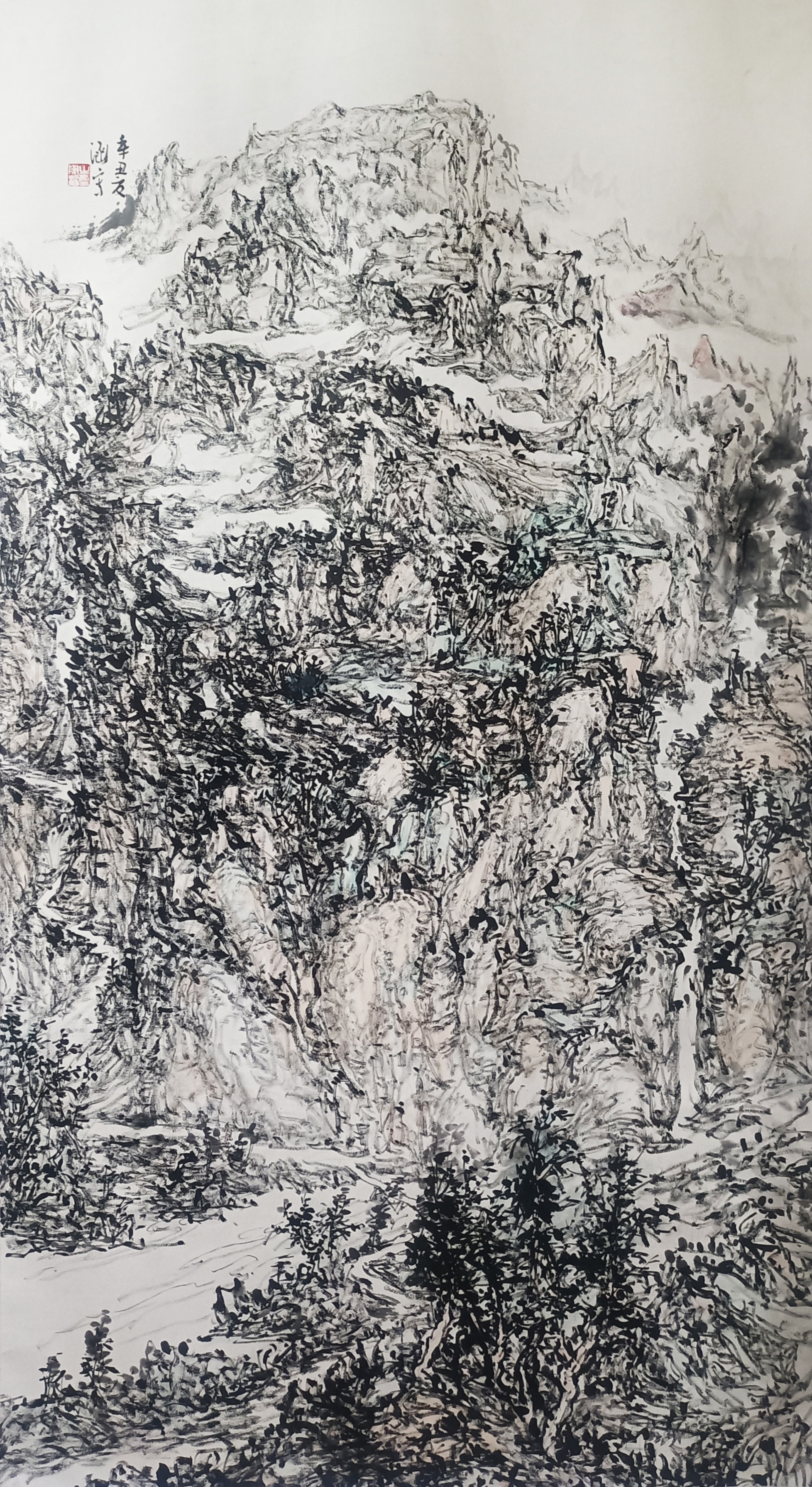 《溪山秋色》 陳涵 寶武新鋼