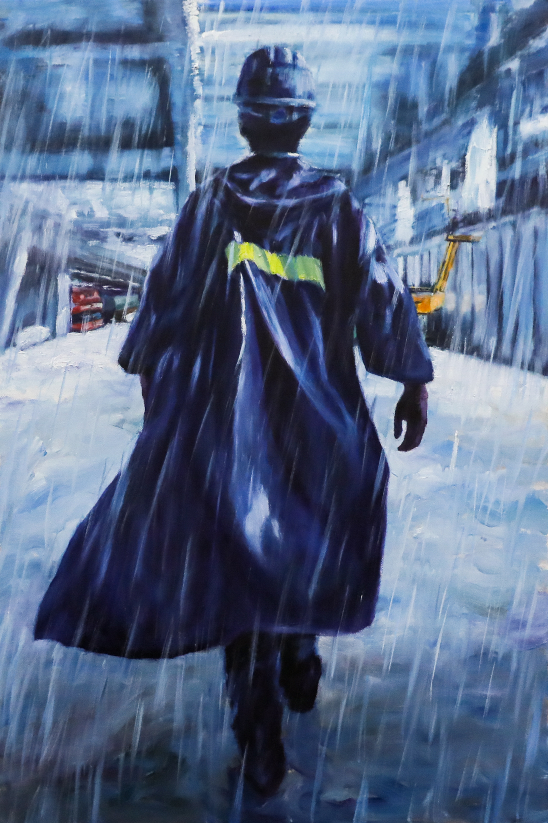 《雨中》陳祥雲 上海寶冶