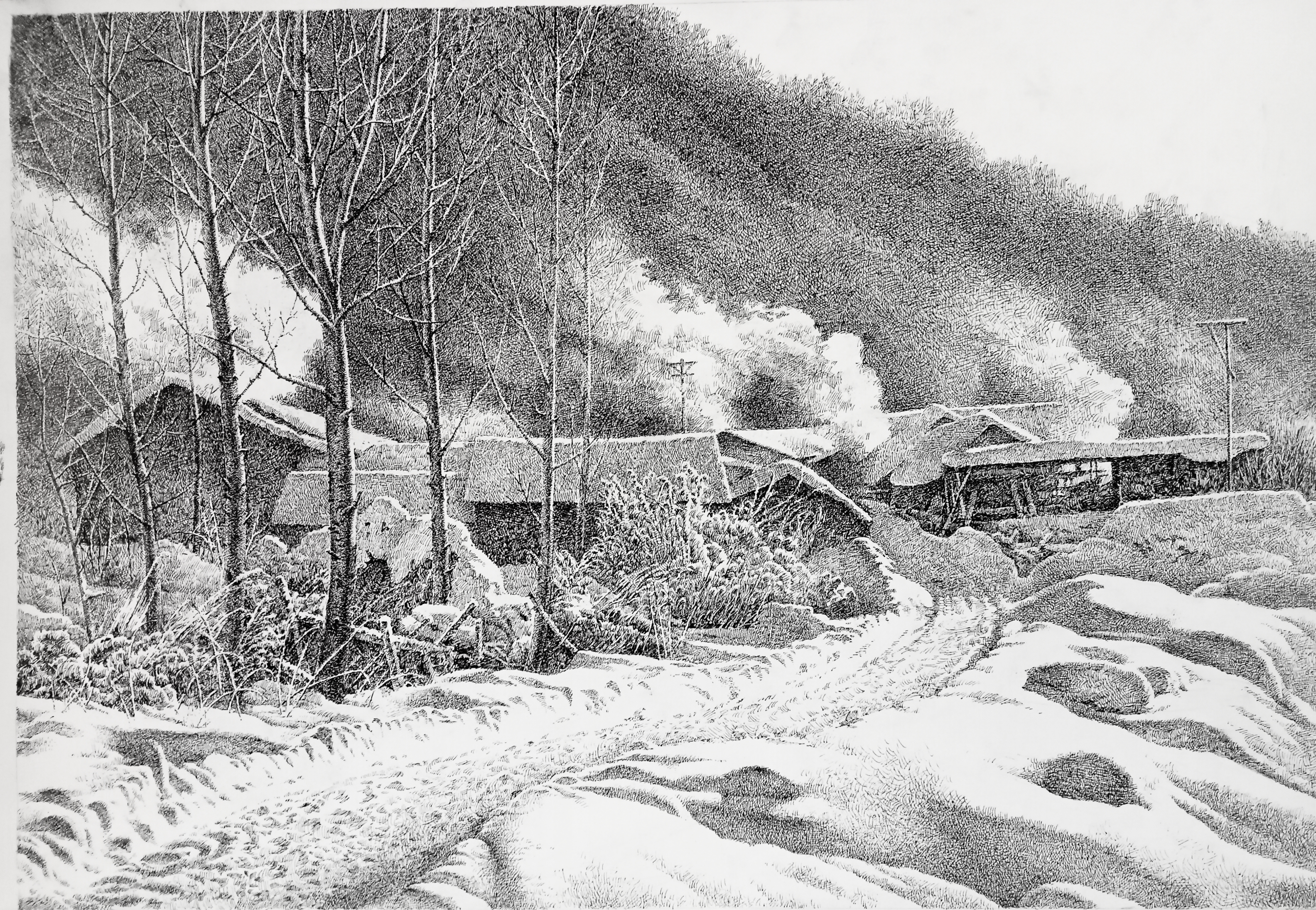 《迎 春》 李化鍾 鞍鋼