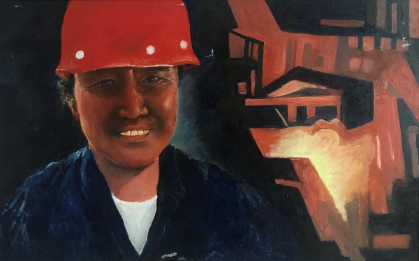 《維修工人的微笑》 郭鳳武 包鋼