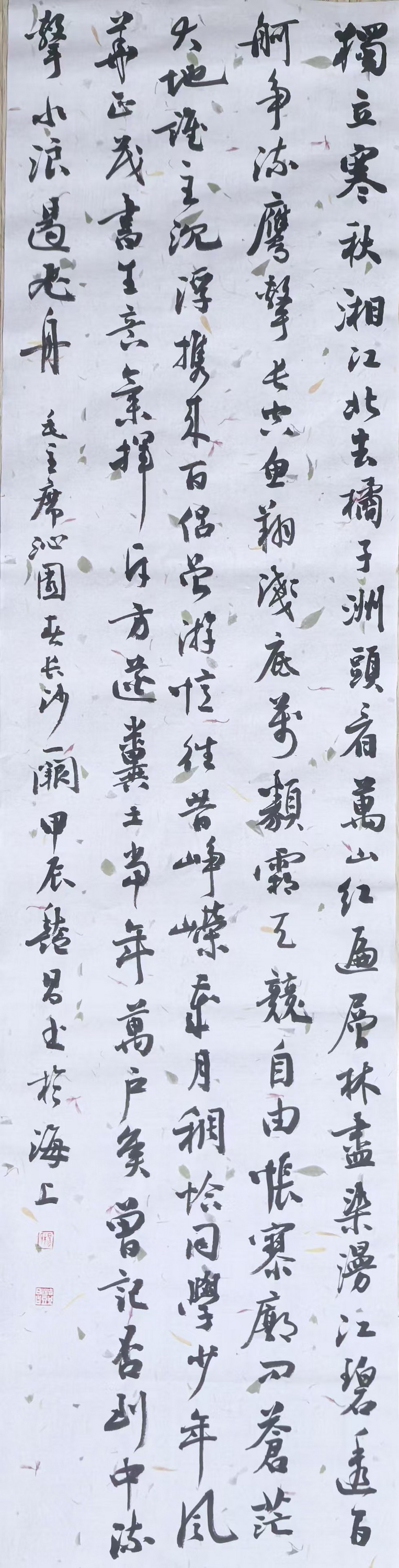 楊豔昌 寶武資產《毛主席詞一首》